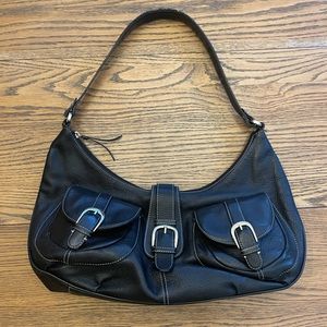 100% Leather Y2K Hobo Shoulder Bag Purse
